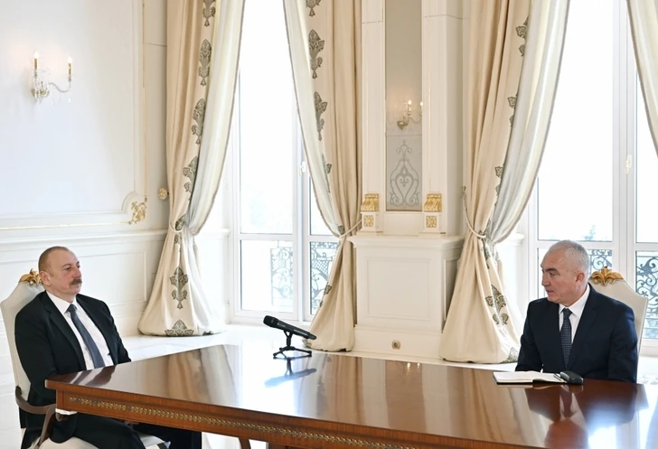 Ильхам Алиев принял Масима Мамедова в связи с назначением его специальным представителем Президента в Лачыне