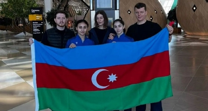 Азербайджанские гимнастки отправились в Болгарию на Кубок мира