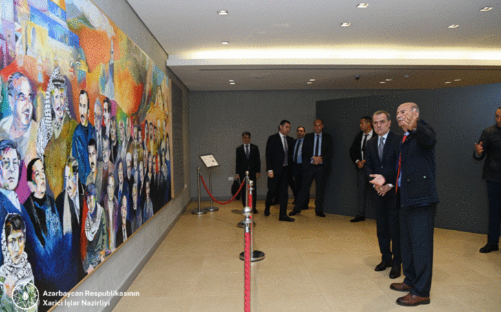 Глава МИД Азербайджана посетил музей Ясира Арафата - ФОТО