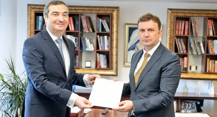Посол Азербайджана вручил копию верительных грамот главе МИД Северной Македонии - ФОТО