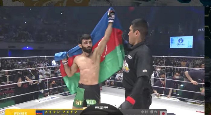 Азербайджанский боец ММА за 20 секунд победил соперника нокаутом