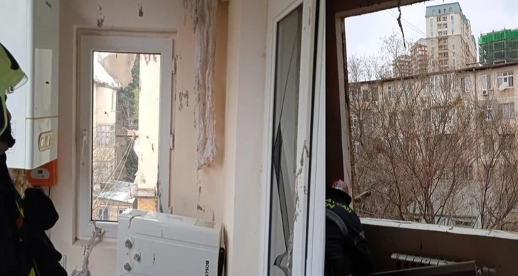 В одном из жилых зданий в Баку произошел взрыв - ФОТО/ВИДЕО
