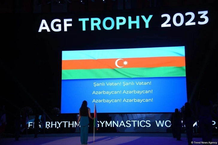 В Баку состоялось открытие Кубка мира FIG по художественной гимнастике - ФОТО