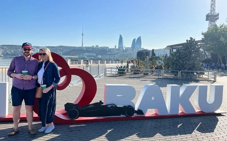 Жители ряда городов США прибыли в Баку на Гран-при Азербайджана «Формулы-1» - ФОТО