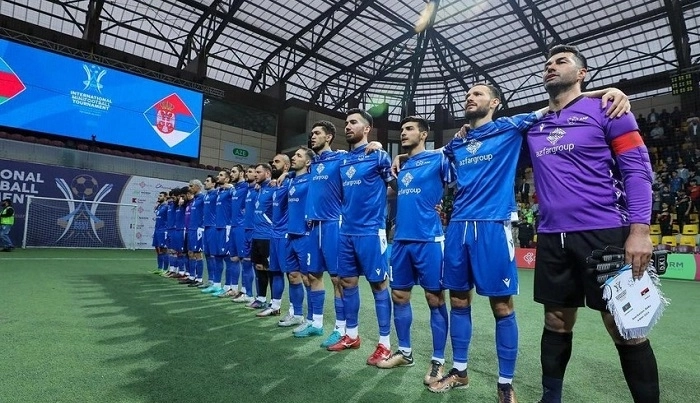Сборная Азербайджана сыграет против Франции на международном турнире по мини-футболу