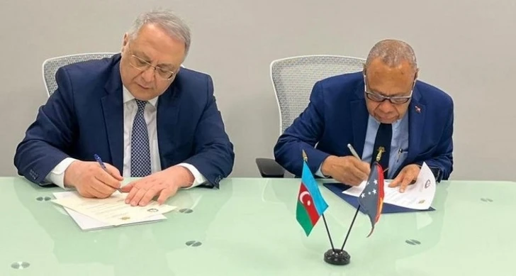 Азербайджан установил дипломатические отношения с Папуа-Новой Гвинеей - ФОТО