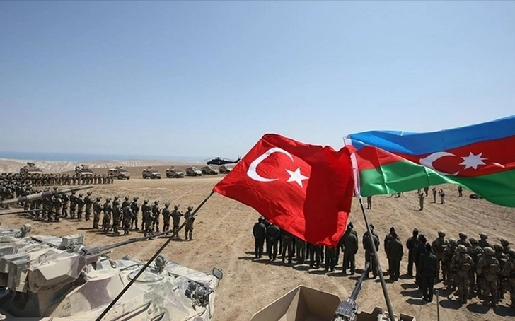 ВС Азербайджана и Турции проводят совместные учения «Гейдар Алиев-2023» - ВИДЕО