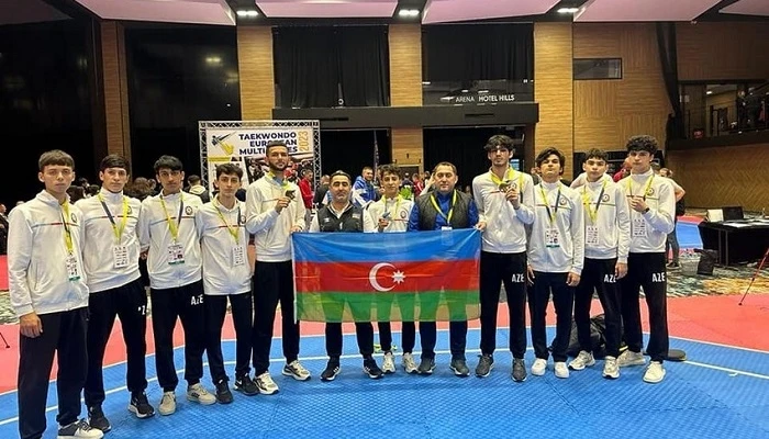 Азербайджанские тхэквондисты завоевали три медали на Мульти-европейских играх