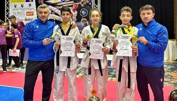 Азербайджанские тхэквондисты завоевали еще три медали на мультиевропейских играх