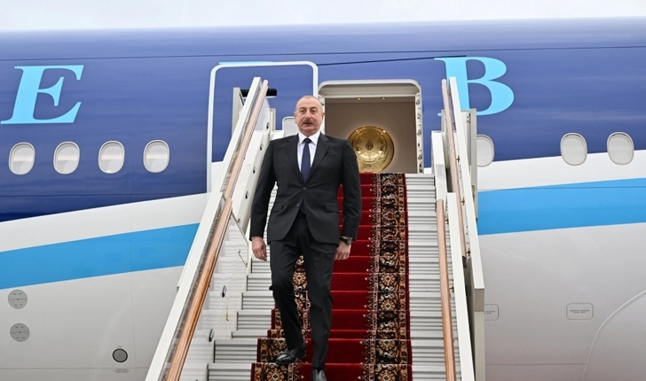 Ильхам Алиев прибыл с рабочим визитом в Россию - ВИДЕО