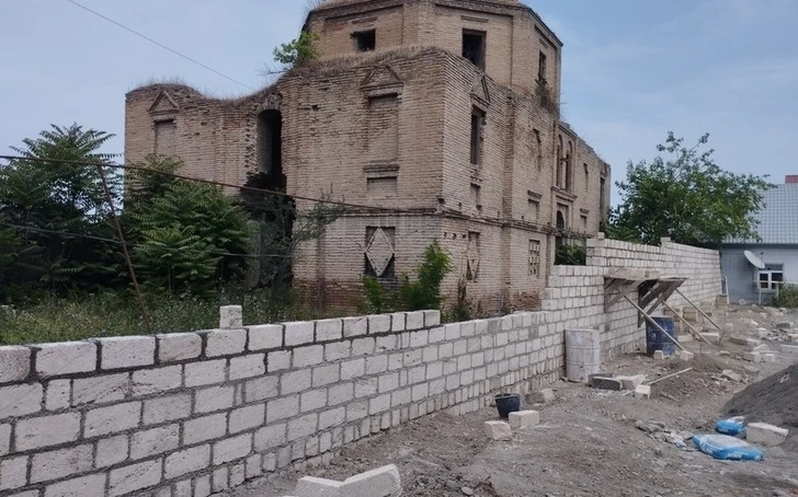 В Хачмазе предотвращены незаконные строительные работы на территории исторического памятника - ФОТО