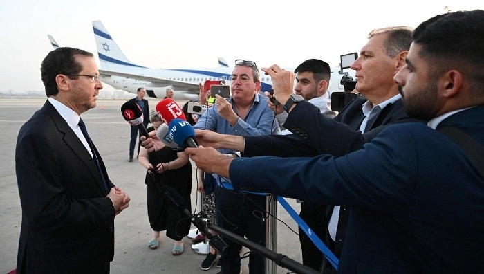 Президент Государства Израиль Ицхак Герцог прибыл с визитом в Азербайджан - ФОТО
