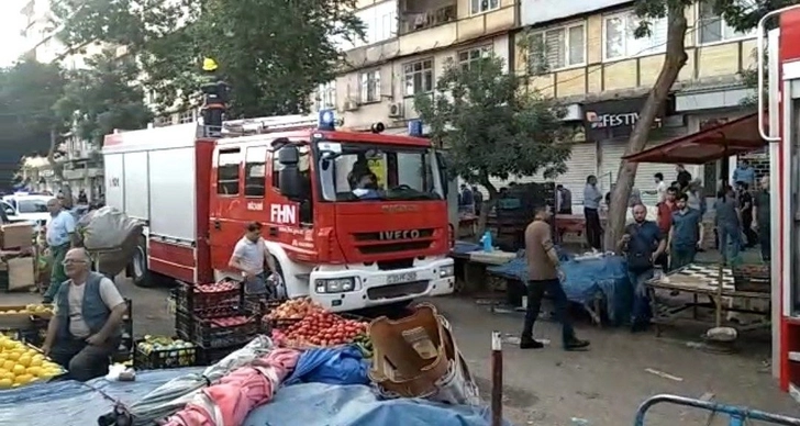 На рынке «Восьмой километр» произошел пожар - ВИДЕО