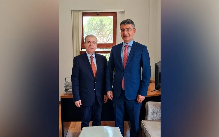 Посол Азербайджана встретился с советником президента Албании - ФОТО