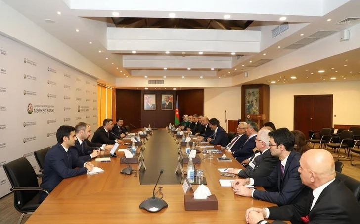 Азербайджан обсудил направления сотрудничества с Ассоциацией банков тюркоязычных государств - ФОТО