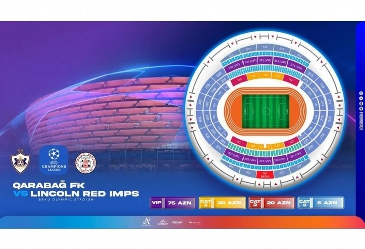Поступили в продажу билеты на матч «Карабах» - «Линкольн»
