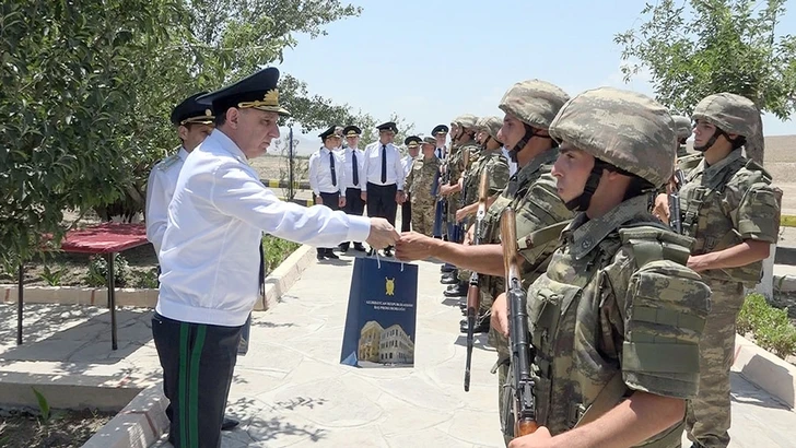 Генпрокурор Азербайджана встретился с военнослужащими в Нахчыване - ФОТО/ВИДЕО