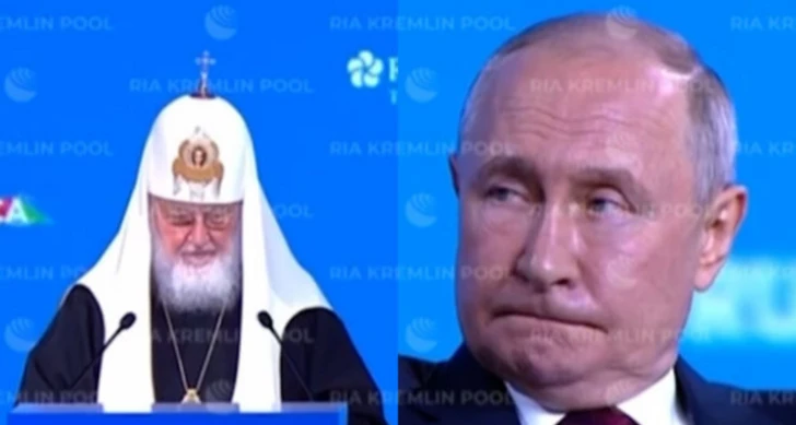 Патриарх Кирилл перепутал отчество Путина - ВИДЕО