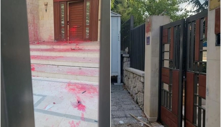 МИД: Армяне совершили нападение на посольство Азербайджана в Ливане - ВИДЕО