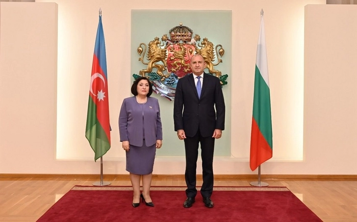Сахиба Гафарова встретилась с президентом Болгарии
