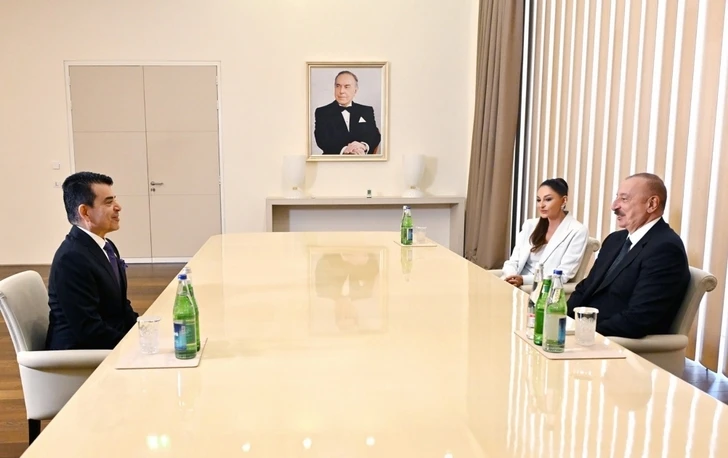 Ильхам Алиев и Мехрибан Алиева встретились с генеральным директором ICESCO - ФОТО/ОБНОВЛЕНО
