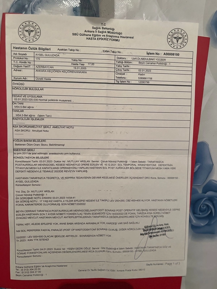 Media.az - Новости Азербайджана - Дочь перенесла пять операций на голове, теперь осталось лишь пересадить кожу. ПРИЗЫВ О ПОМОЩИ