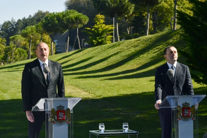 Президент Азербайджана и премьер-министр Грузии выступили с заявлениями для прессы - ВИДЕО/ФОТО/ОБНОВЛЕНО