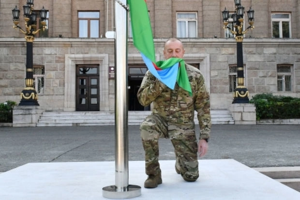 Поездка Президента Ильхама Алиева в Ханкенди – в центре внимания грузинских СМИ - ФОТО