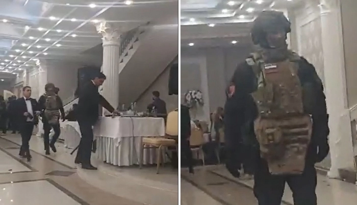 Азербайджанская свадьба в Санкт-Петербурге была прервана из-за полицейской операции - ВИДЕО