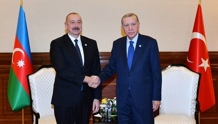 В Астане состоялась встреча Ильхама Алиева с Реджепом Тайипом Эрдоганом - ФОТО