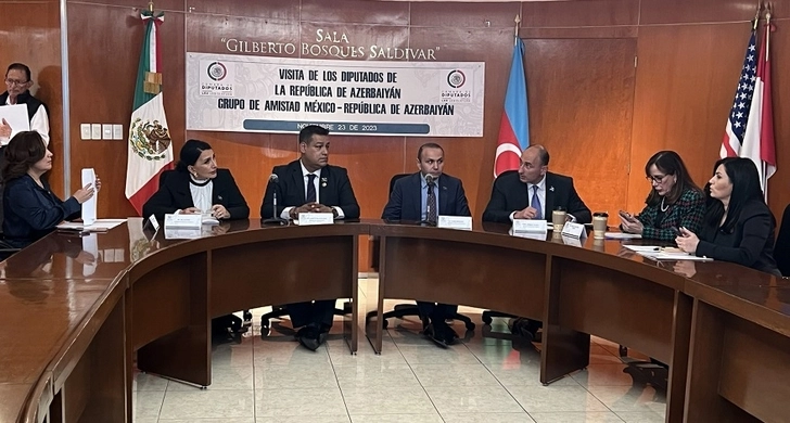 В Палате депутатов Мексики состоялась встреча с Межпарламентской группой дружбы по Азербайджану - ФОТО