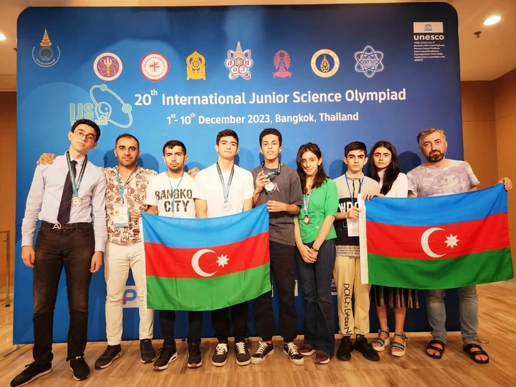Азербайджанские школьники успешно выступили на XX Международной юношеской научной олимпиаде в Бангкоке
