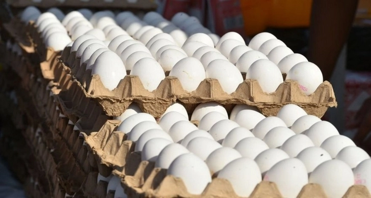 Азербайджан отправил в Россию 18 тонн яиц