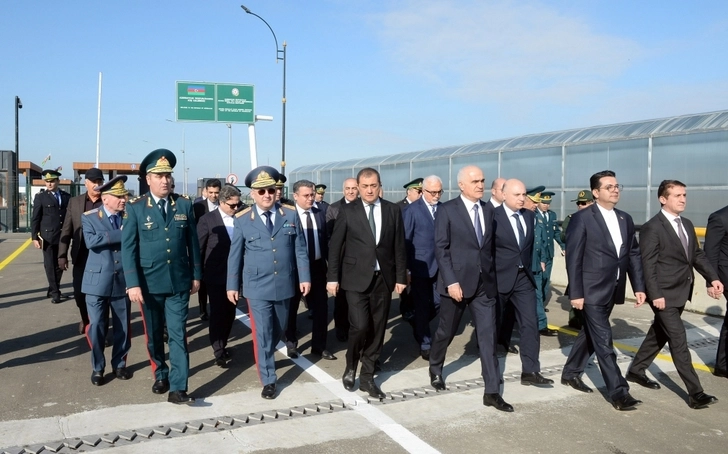 Media.az - Новости Азербайджана - Состоялось открытие нового пограничного пункта между Азербайджаном и Ираном - ОБНОВЛЕНО/ФОТО