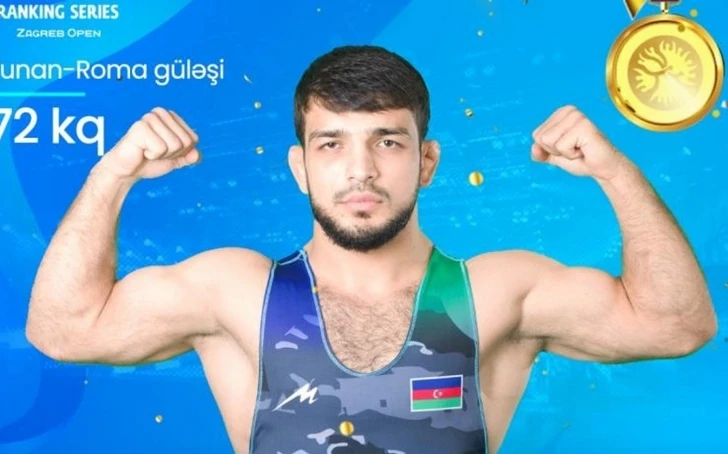 Zagreb Open: Азербайджанский борец в последний день турнира завоевал золотую медаль