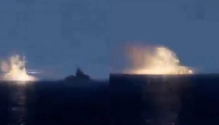 В Красном море четыре корабля подверглись атакам баллистических ракет со стороны хуситов - ВИДЕО