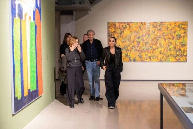 Лейла Алиева посетила Пространство современного искусства YARAT - ФОТО