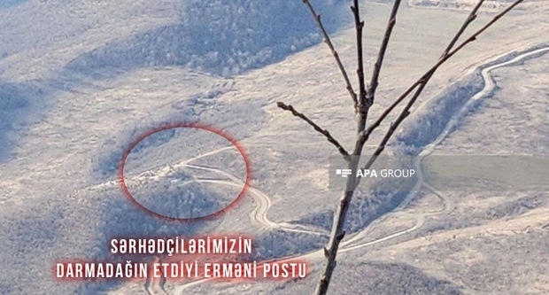 Распространились кадры армянского поста, уничтоженного ГПС Азербайджана в ходе операции «Возмездие» - ВИДЕО