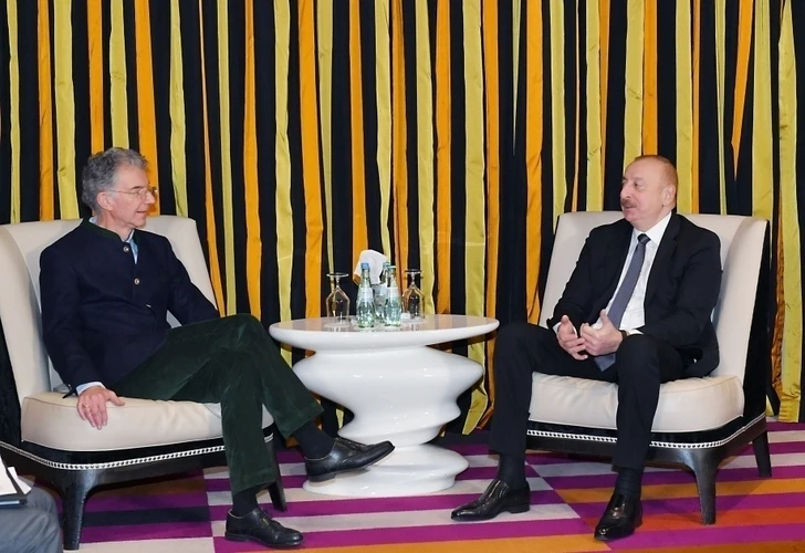 Ильхам Алиев встретился с председателем Мюнхенской конференции по безопасности - ФОТО/ОБНОВЛЕНО