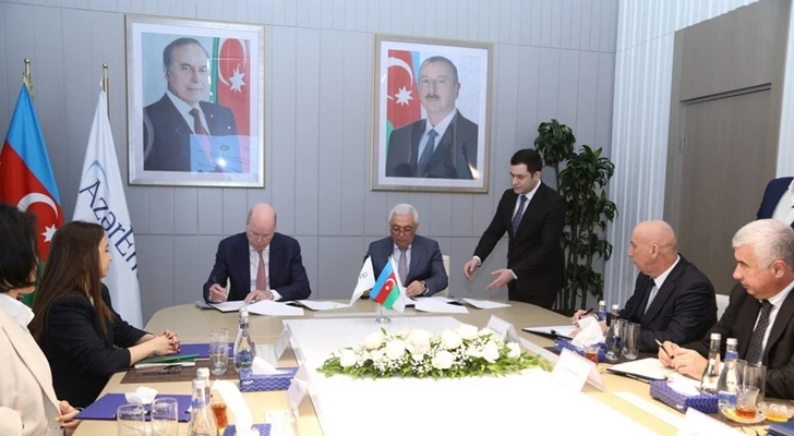 «Азерэнержи» и BP подписали меморандум по электрификации Сангачальского терминала - ФОТО