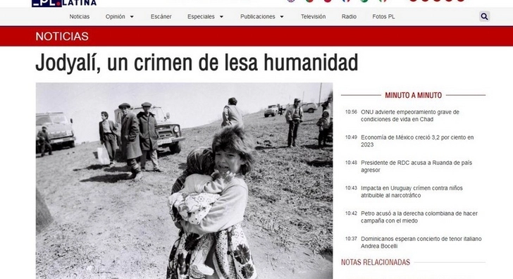В кубинской прессе опубликована статья «Ходжалы - преступление против человечности»