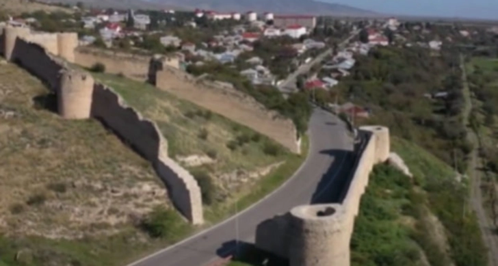 Новые кадры восточных ворот Карабахского ханства - ВИДЕО