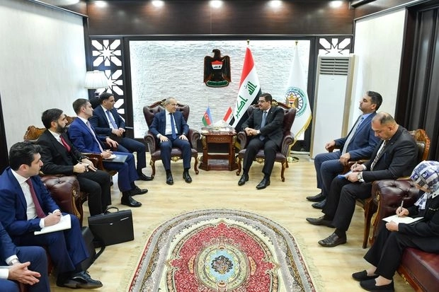 Микаил Джаббаров встретился с министром торговли Ирака - ФОТО