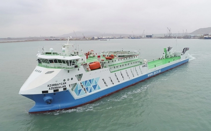 Завершился доковый ремонт судна-парома «Азербайджан» - ФОТО