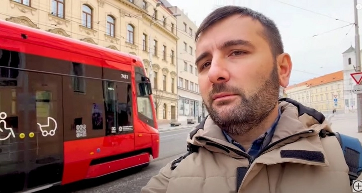 Известный азербайджанский блогер-урбанист прогулялся по Братиславе - ВИДЕО