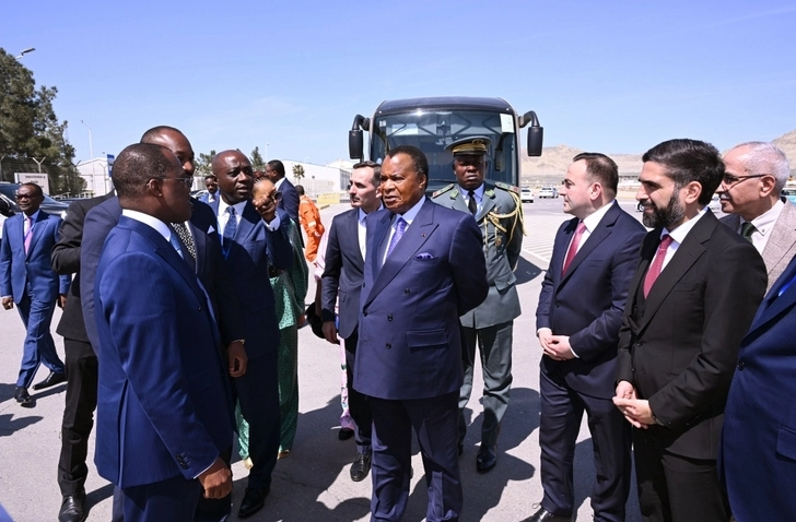 Президент Конго Дени Сассу-Нгессо посетил Сангачальский терминал - ФОТО