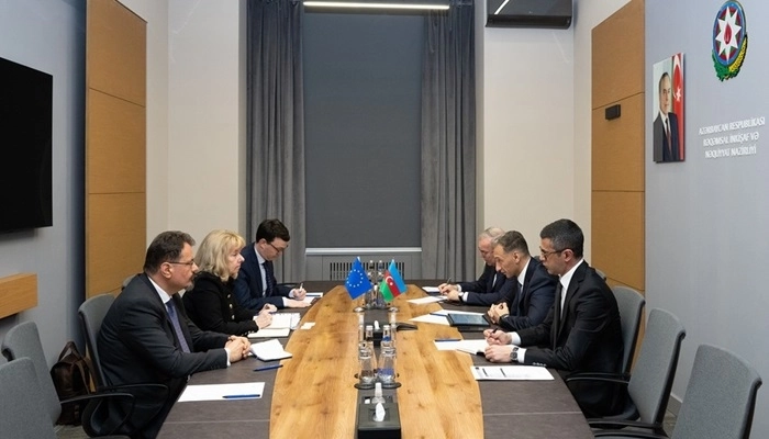Азербайджан и ЕС обсудили развитие сотрудничества по Среднему коридору - ФОТО