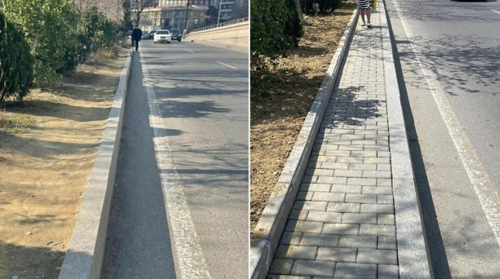 Стало известно, в какой части Баку впервые появился тротуар - ФОТО