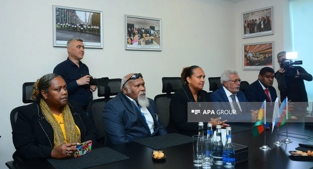 Директор Бакинской инициативной группы встретился с делегацией Конгресса Новой Каледонии - ФОТО