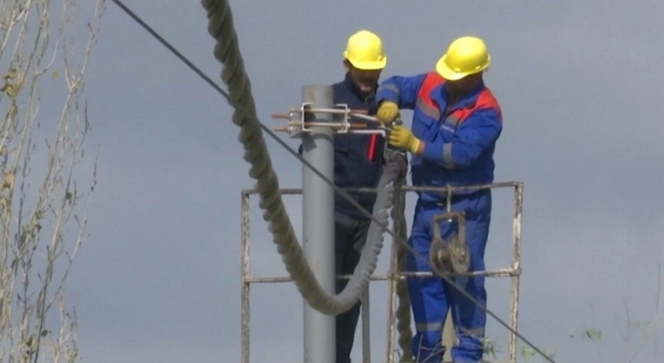 «Азеришыг» проводит реконструкцию электросети в городе Ширван